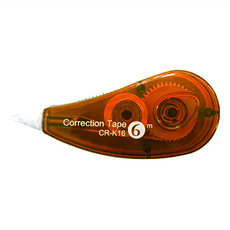 DADA 滾輪修正帶 6公尺 CR-K16, 棕色, 8個