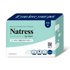 Natress 寵物尿布補充片 中型, 1包, 130片, M