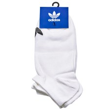 adidas 愛迪達 TREFOIL LINER 運動襪 延續款, 白色, 1組
