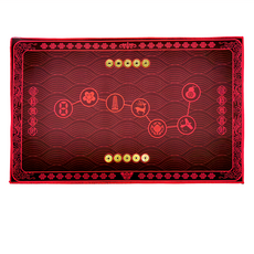 開運地墊 引財進門 北斗七星/福祿壽喜/財源廣進 聚酯纖維 五帝銅錢 PVC防滑底, 48 x 78cm