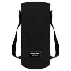 Green Bell 綠貝 背袋式多用水壺束口拉鍊保護套 顏色隨機 方便攜帶, 1個