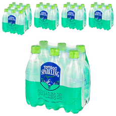 Tamsaa Aqua系列 無標籤萊姆風味氣泡水 500ml 6瓶裝, 36瓶