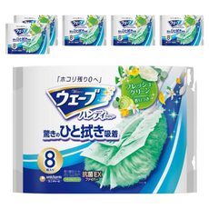 威拂 香氛魔撢補充包 8入, 高效抗菌纖維, 強力吸附灰塵, 提供更健康的居家環境, 單色, 6包