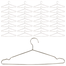 收納王妃 不鏽鋼衣架 大 45cm 30入, MK2317, 1組