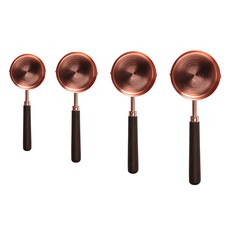 瑞典廚房 不鏽鋼量杯/奶油加熱杯烘焙工具4件組 60ml + 80ml + 120ml + 250ml, 1組, 玫瑰金