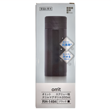 FREIZ 和平 省略螺絲塞超薄水杯 RH-1494, 黑色, 200ml, 1個