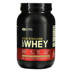 OPTIMUM NUTRITION 歐恩 金牌乳清蛋白(摩卡卡布奇諾風味)2LB, 2lb, 1罐