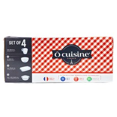 OCUISINE 耐熱玻璃四件套組, 透明色, 1組