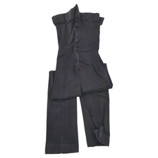 GIAT 吉亞特 超細纖維大彈力兒童九分褲襪 空調防涼 防蚊叮咬 戶外防曬, S, 黑色