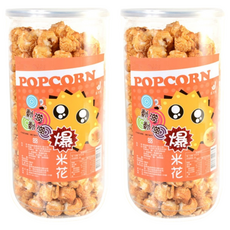 金大有 動滋動滋爆米花，濃郁起司風味，酥脆鬆軟, 200g, 2罐