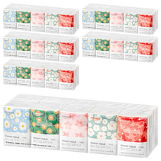 Tamsaa 三層紙巾隨身包 10張, 6袋, 10包