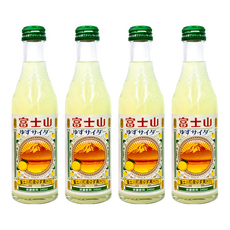 木村飲料 富士山柚子風味汽水, 富士川町產柚子果汁3%, 240ml, 4瓶