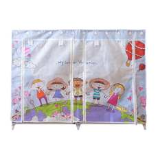 Cotton Field 棉花田傢飾 地球村簡易組裝時尚鞋架 120x30x90cm 七個分類儲物格, 1個