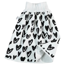 日本竹纖維隔尿褲/隔尿裙 棉布材質, L, 愛心裙, 1件