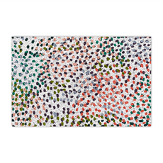 好物良品 藝術系列 可剪裁玄關大門絲圈刮泥墊 - 密集絲圈高彈耐磨 柔軟舒適腳感佳, 繽紛塗鴉, 1個