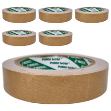 polar bear 北極熊 牛皮紙膠帶 40y x 24mm, CPT2440F, 6個