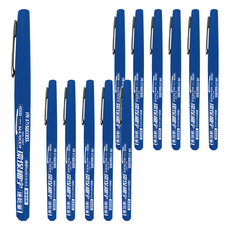 SUCCESS 成功 筆夾款環保細字速乾筆1207 藍色 細字筆 環保材質 速乾, 12支