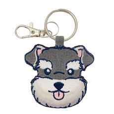 刺繡鑰匙圈, 雪納瑞, 1件