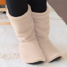 Cotton Field 棉花田傢飾 時尚居家保暖靴, 22.5~24.5cm, 象牙白