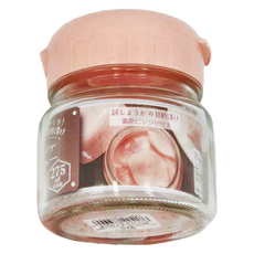 TOYO-SASAKI GLASS 東洋佐佐木 醃漬酒瓶 櫻色 大/小 485ml/275ml 日本產, 1個