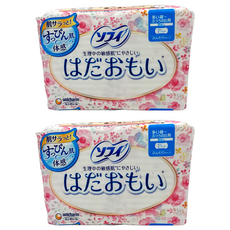 SOFY 蘇菲 日本原裝進口 敏感肌衛生棉 日用量多 無翼型, 21cm, 32片, 2包