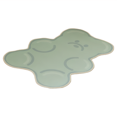 沐慕家居 小熊軟糖地墊, 藍色