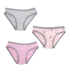 baa baa sheepz 抱抱羊 女童內褲 三角褲 75% Modal 20% 棉 5% 氨綸, 11~12歲適用, Multi-Color