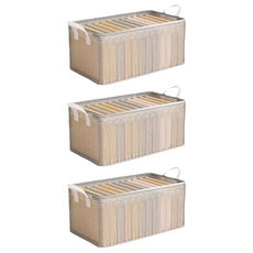 折疊鋼架收納盒 Set 3, 大號, 9個, 大號(47 x 28 x 20cm)