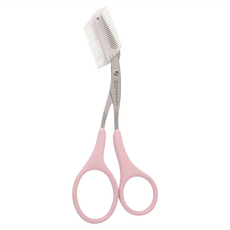 KAI 貝印 2用眉毛剪 附梳 KQ-3158, 粉色, 1組