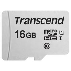Transcend 創見 USD300S microSDHC UHS-I U1 記憶卡 TS16GUSD300S-A 附轉卡, 1個, 16GB
