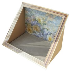 上手家居 油畫貓抓板, 54 x 57 x 36cm, 花叢, 1組