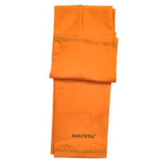 NAMATETSU 男女共款冰絲涼感抗UV防曬袖套 UPF 50+ 阻擋紫外線99% 瞬間冰涼 超彈力, 橘色, 1個