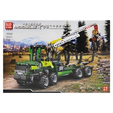 MOULD KING 宇星模王 工程系列, 氣動森林伐木車 M19006, 1盒