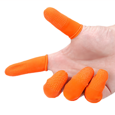 顆粒止滑手指套 防靜電無粉天然乳膠 S/M/L碼, 100個, 1包