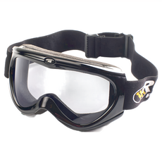 SNOW TRAVEL 雪之旅 抗UV雪鏡 單一尺寸彈性可延伸 100% Polyester, 黑色, 1個