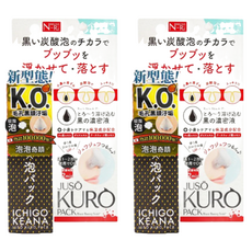 JUSO 美肌對策 2分鐘去黑頭粉刺泡泡奇蹟鼻膜, 毛孔清潔, 去除老廢角質, 1入, 2個