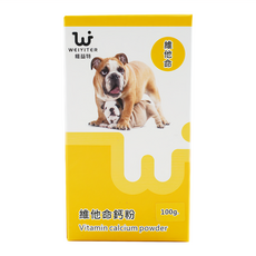 WEIYITER 維益特 犬用 維他命鈣粉, 1盒, 1罐