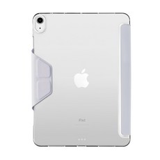 JTLEGEND Ness 10.9吋相機快取多角度折疊布紋皮套 含Apple pencil磁扣, 冰川藍, 1個