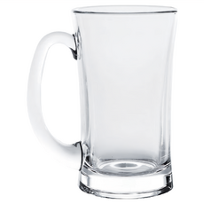 Ocean Glass 盧加諾附柄啤酒杯, 330ml, 透明, 6入, 133mm, 1組