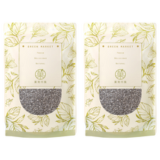 GreenMarket 菓青市集 輕纖奇亞籽 2包, 500g, 高纖飽足感，促進腸道蠕動