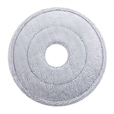 Mega 旋轉懶人拖把專用超細纖維拖把布 3片裝, 直徑(24.5cm), 1包