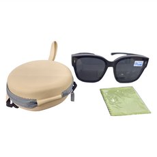 TAILI 太力 氣墊折疊式偏光抗UV太陽眼鏡 附收納盒