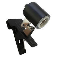 ISTA 伊士達 爬蟲夾燈 不含燈泡, 黑色, 1個