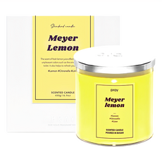 Pray 香氛蠟燭 韓國製造, 梅爾黃檸檬, 165g, 1個