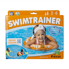 FREDS SWIM ACADEMY Swimtrainer Classic 學習游泳圈，2-6歲 (15-30kg), 橘色, 1個