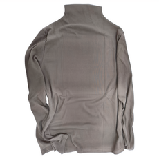 修身高領合身內搭素色上衣, 深棕色, 羊絨80% 彈性紗20%, F/身高150~175cm/體重75kg以下