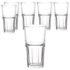 Ocean Glass 仙德 飲料杯 6個 LONG DRINK 420ml, 透明