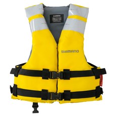 SHIMANO VF-099V 兒童用船釣浮力背心 692702, 黃色, 1件