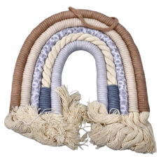 insular 茵秀麗 北歐風可愛彩虹兒童房壁掛裝飾, 米棕系, 1個