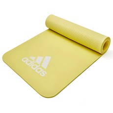 adidas 愛迪達 輕量彈性瑜珈墊, 檸檬黃, 1個